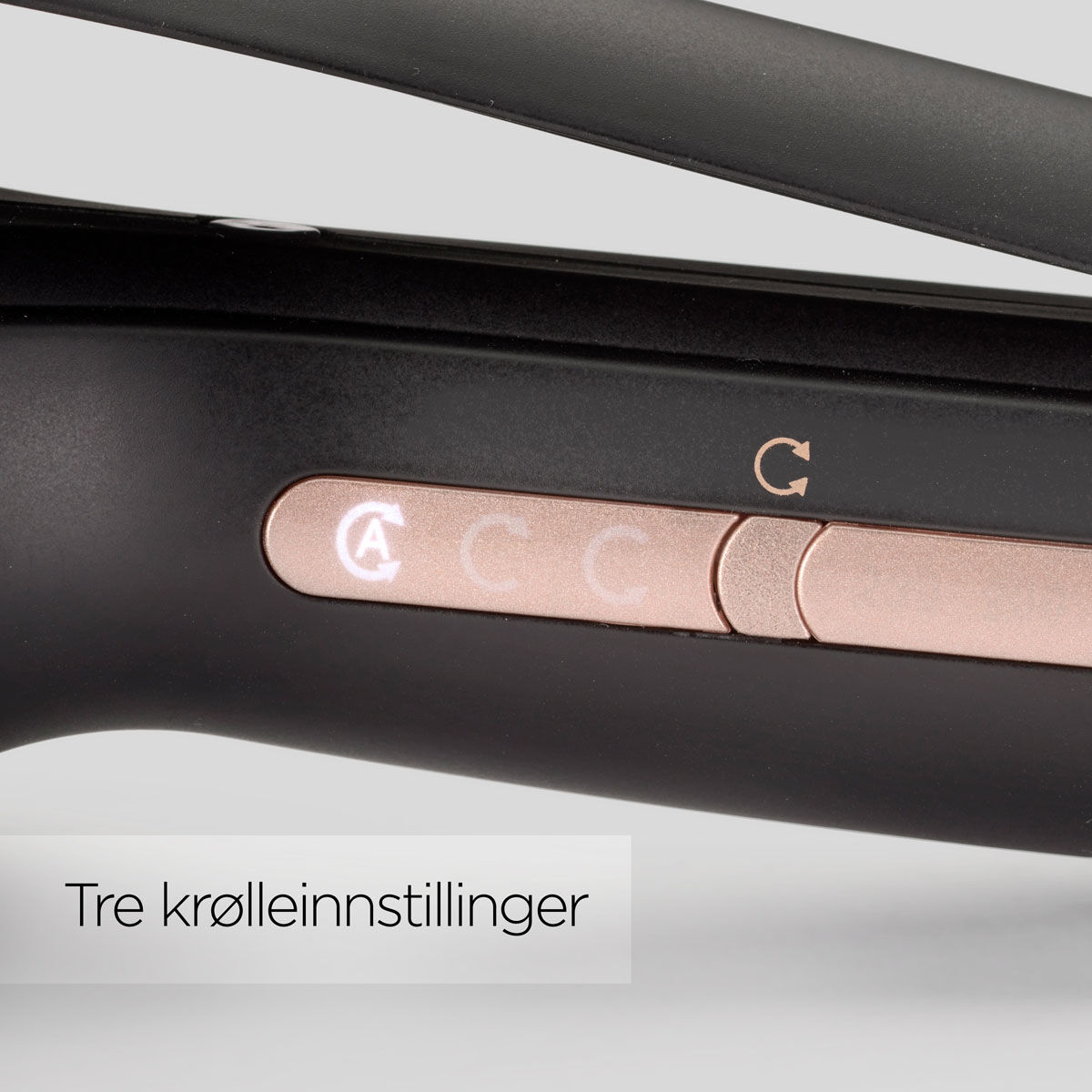 Tre kr&oslash;lleinnstillinger